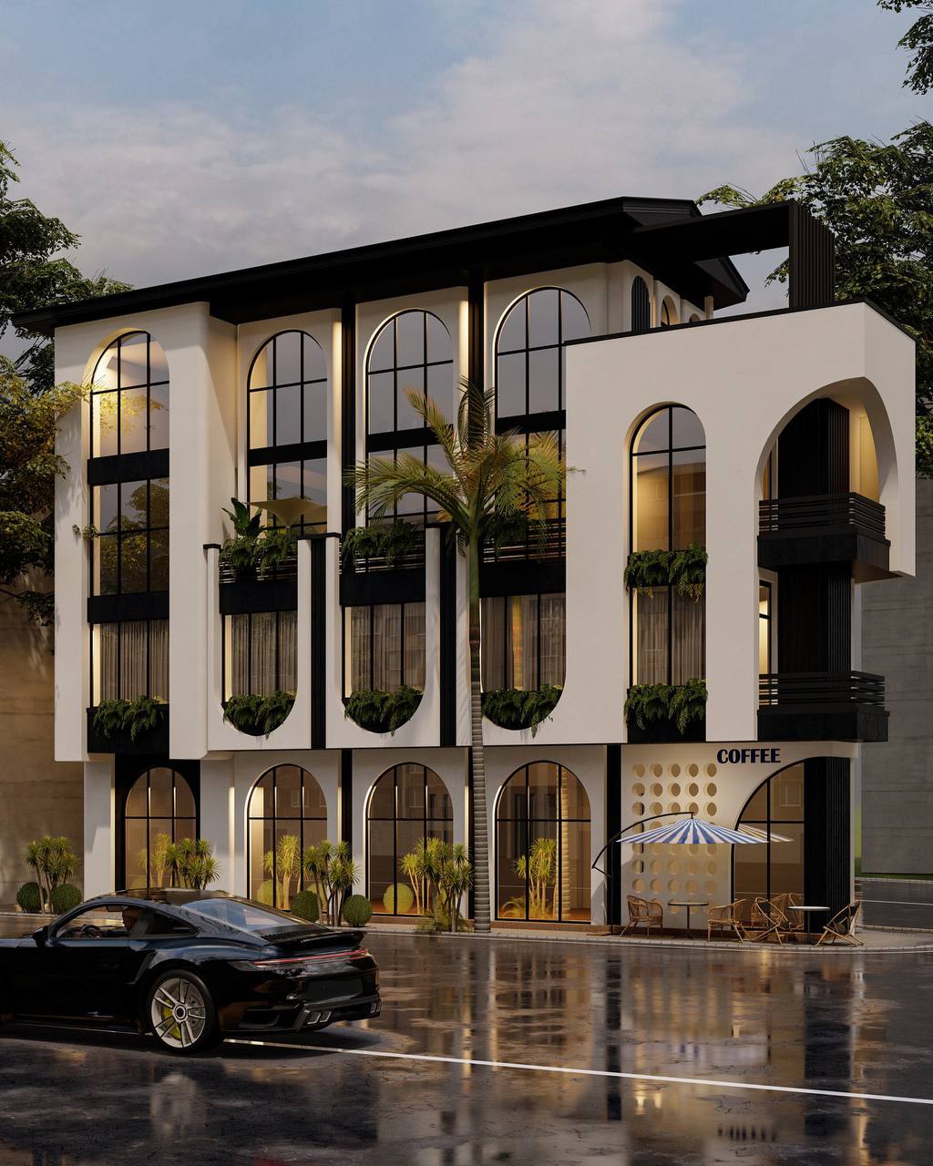 طراحی نما و اجرا مدرن نما